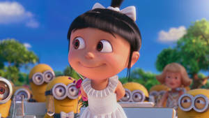 Agnes White Dress Despicable Me 2 Wallpaper