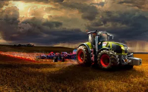 Agriculture Farming Tractor Wallpaper