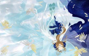 Ah My Goddess Digital Painting Wallpaper