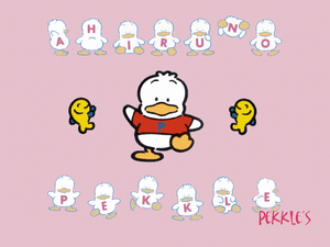 Ahiru No Pekkle Pink Aesthetic Wallpaper