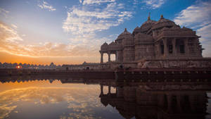 Ahmedabad Hindu Akshardham Complex Wallpaper