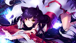 Ahri Black Hair Wallpaper