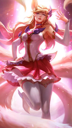 Ahri Sailor Moon Style Wallpaper