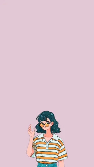 Ain't No Lookin' Like A Vintage Girl Wallpaper