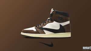 Air Jordan 1 In Chrome Wallpaper