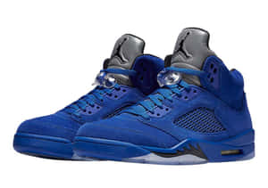 Air Jordan 5 Retro Gs 'blue' Wallpaper