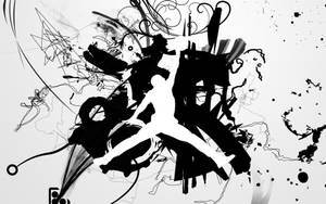 Air Jordan Graffiti Art Wallpaper