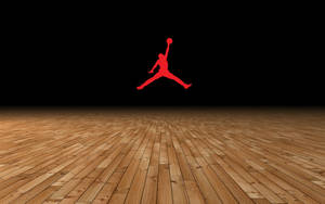 Air Jordan Wood Design Wallpaper