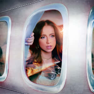 Airplane Window Portrait Tate Mc Rae Wallpaper