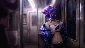 Akali In Metro Kda More Mtv Wallpaper