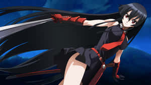 Akame Ga Kill - 4k Wallpaper Featuring Tatsumi, Akame, Leone, And Esdeath Wallpaper