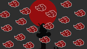 Akatsuki Cloud Itachi Silhouette Wallpaper