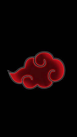 Akatsuki Cloud Minimalist Iphone Wallpaper