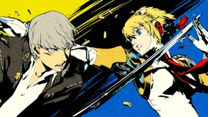 Akihiko Sanada And Aigis Ready For Battle In Persona 3 Wallpaper