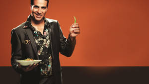 Akshay Kumar Food Photoshoot Wallpaper