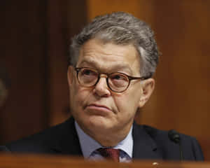 Al Franken Delivering Speech Wallpaper