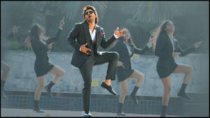 Ala Vaikunthapurramuloo Bantu Striped Suit Wallpaper