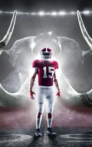 Alabama Crimson Tide Player 15 Wallpaper