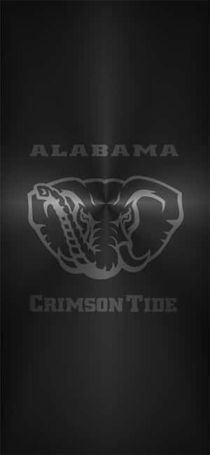 Alabama Football Logo Monochrome Wallpaper