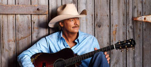 Alan Jackson Wooden Wall Background Wallpaper