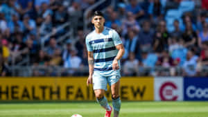 Alan Pulido Playing For Kansas City Wallpaper