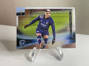 Alan Pulido Soccer Trading Card Wallpaper