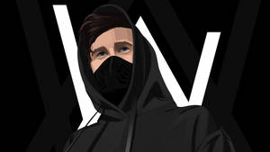 Alan Walker Vector Art Wallpaper