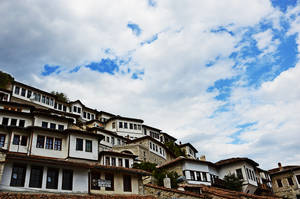 Albania White Ottoman Houses Wallpaper