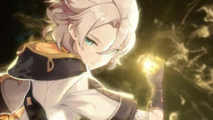 Albedo - A Scholarly Dragoon Of Genshin Impact Wallpaper