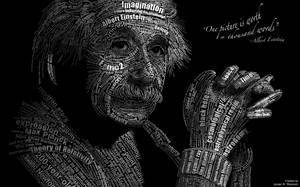 Albert Einstein Math Theories Art Wallpaper