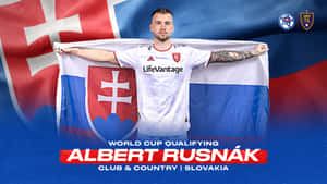 Albert Rusnak In Action During The World Cup Qualifying Match. Wallpaper