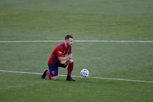 Albert Rusnak Real Salt Lake Kneel Down Wallpaper
