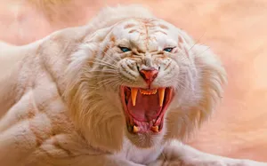 Albino White 8k Tiger Uhd Wallpaper