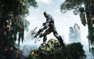 Alcatraz Predator Bow Game Shot Crysis Hd Wallpaper