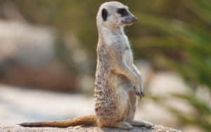 Alert Meerkat On Lookout.jpg Wallpaper