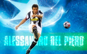 Alessandro Del Piero Star Graphic Design Wallpaper