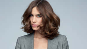 Alexa Chung At A Fashion Event Wallpaper