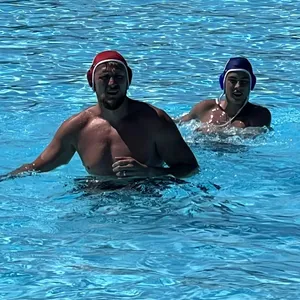 Alexander Volkov Red Swim Cap Wallpaper