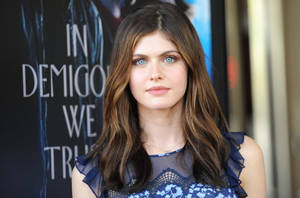 Alexandra Daddario Percy Jackson Premiere Wallpaper