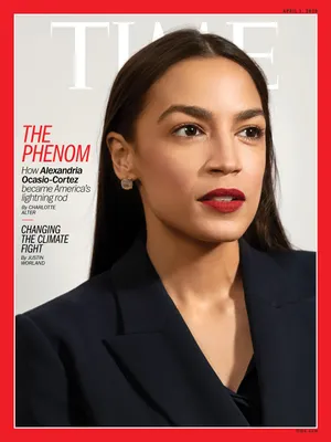 Alexandria Ocasio-cortez On Time Magazine Wallpaper