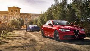 Alfa Romeo Giulia Back To Back Wallpaper