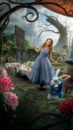 Alice In Wonderland Poster Wallpaper