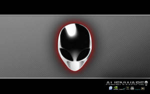 Alienware Default Gray And Black Wallpaper