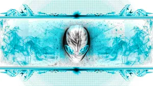 Alienware Default Teal Abstract Design Wallpaper