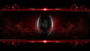 Alienware Logo Red Abstract Background Wallpaper