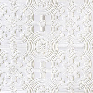 All White Pattern Design Wallpaper
