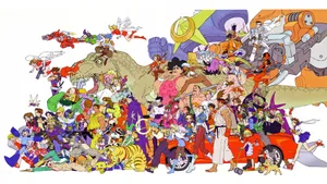All Your Favorite Cartoon Characters In One Place! Wallpaper