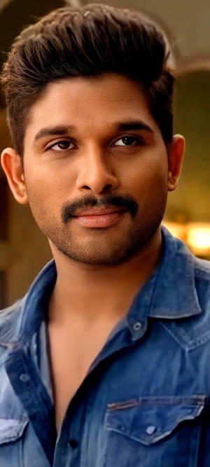 Allu Arjun Hd Denim Polo Wallpaper