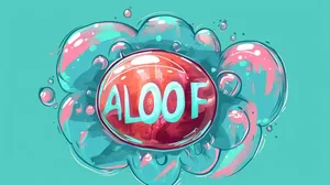 Aloof Bubble Graffiti Art Wallpaper