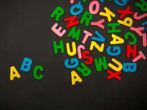 Alphabet Letters In The Form Of 'abc' Wallpaper